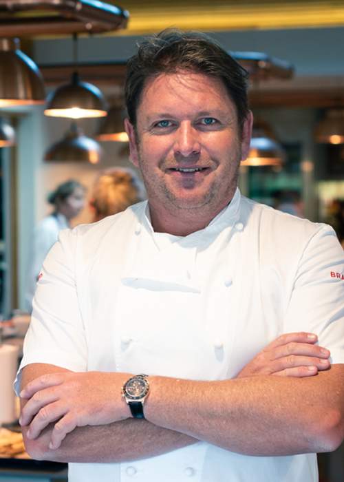 James Martin at The Kitchen at Chewton Glen in the New Forest