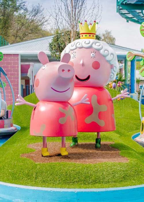 Ride at Peppa Pig World at Paultons Park in the New Forest